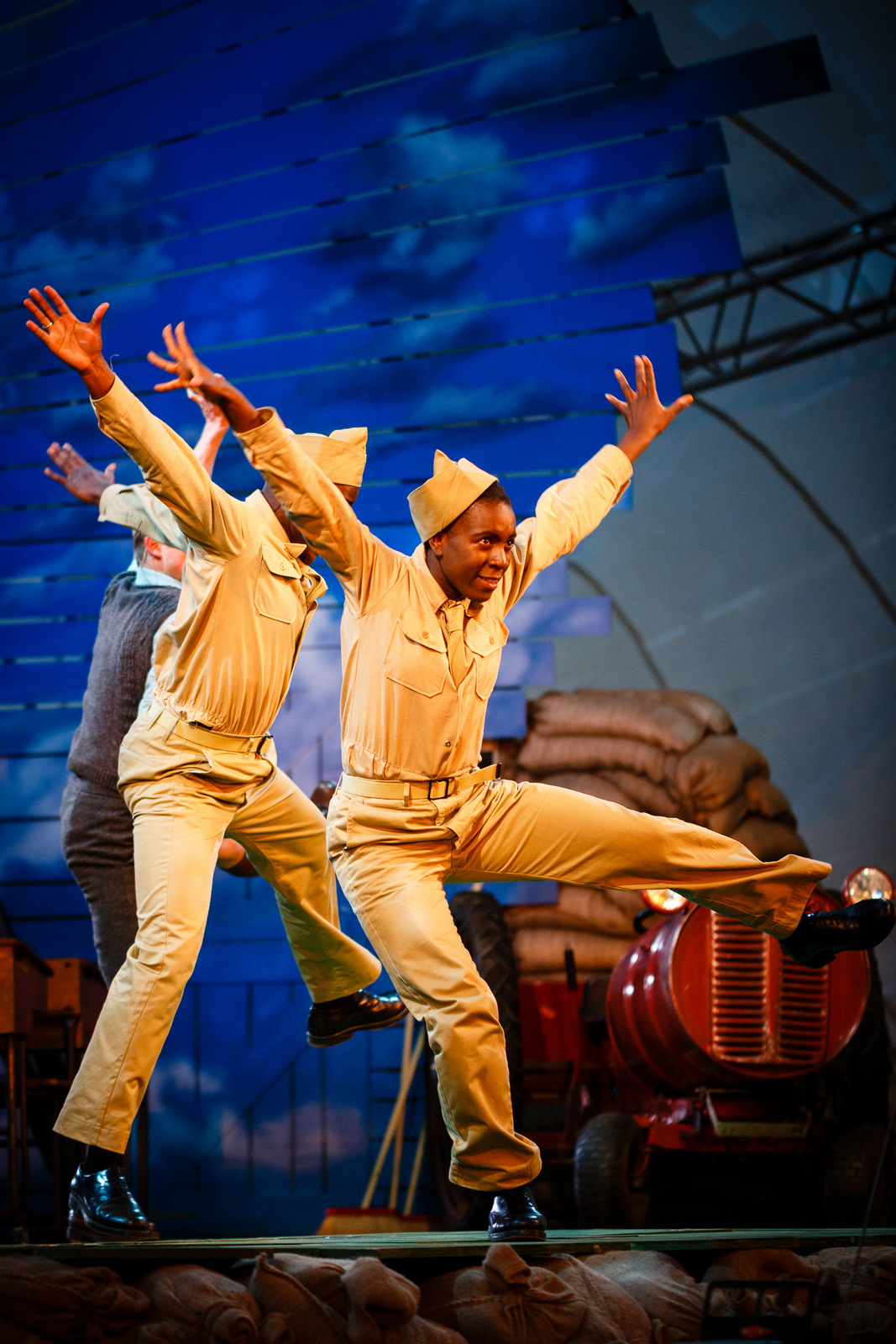 946: The Amazing Story of Adolphus Tips at The Wallis. Pictured: Nandi Bhebhe (Harry). Photo by Steve Tanner.